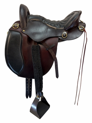 15.5Inch Used Tucker Equitation Endurance Saddle Wide Tree T49