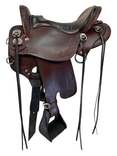 15.5Inch Used Tucker Horizon Outpost Endurance Saddle 179