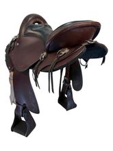 SOLD 2025/12/31 15.5Inch Used Tucker Horizon Outpost Endurance Saddle Medium Tree 179