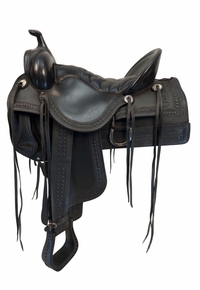 HOLD 2025/12/07j  15.5Inch Used Tucker Old West Trail Saddle 277