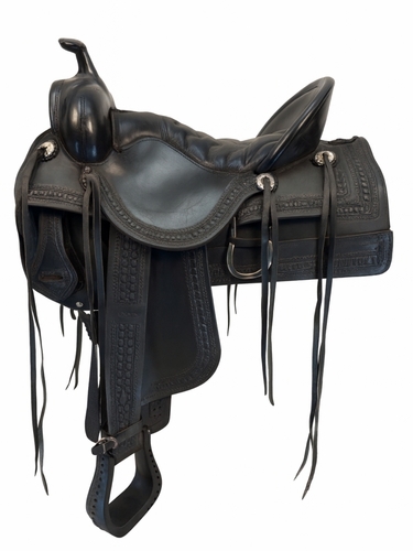 HOLD 2025/12/07j  15.5Inch Used Tucker Old West Trail Saddle 277