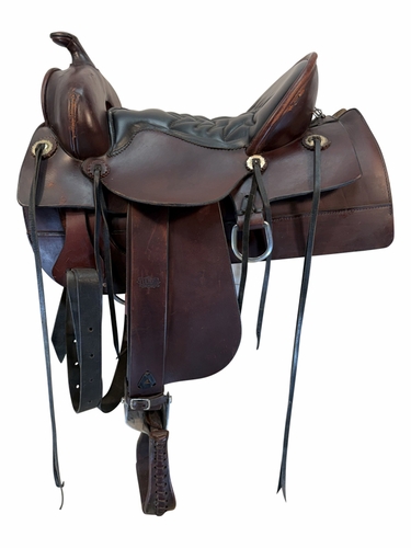 15.5Inch Used Tucker Old West Trail Saddle 277