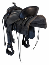 SOLD 2026/08/19j 15.5Inch Used Tucker Old West Trail Saddle Wide Tree 277