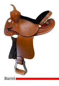 15" American Saddlery Ekto Five Barrel Racing Saddle 818 SAVE $142 CLEARANCE