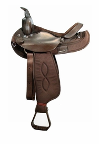 15" Big Horn Cordura Round Skirt Saddle 102