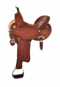 15" Circle Y Josey-Mitchell Renegade Racer Barrel Saddle MJ53