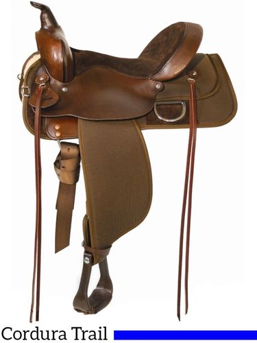 15" Circle Y High Horse Lockhart Cordura Trail Saddle 6910 SAVE $249 CLEARANCE