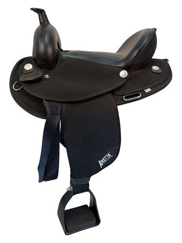 SOLD 2025/12/08e  15 Inch Used Abetta Gaited Cordura Trail Saddle 20537