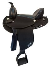 SOLD 2025/12/08e  15 Inch Used Abetta Gaited Cordura Trail Saddle 20537