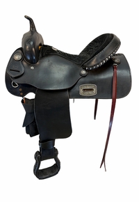 15 Inch Used Alamo Trail Saddle Wide Tree