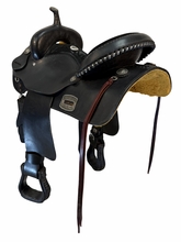 15 Inch Used Alamo Trail Saddle Wide Tree