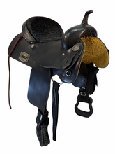 15 Inch Used Alamo Trail Saddle Wide Tree