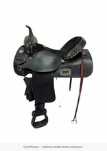 15 Inch Used Alamo Trail Saddle Wide Tree