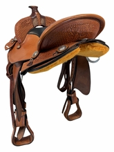 SOLD LAYAWAY 2026/06/08j  15 Inch Used Allegany Trail Saddle Extra Wide Tree