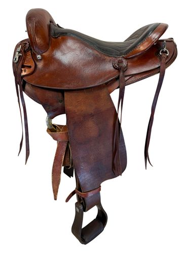 15 Inch Used American Saddlery Endurance Saddle Medium Tree 800