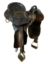 15 Inch Used Australian Stock Co Fox Poley Aussie Saddle *Free Shipping*