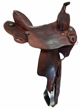15 Inch Used Big G Barrel Saddle Wide Tree