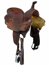 15 Inch Used Big G Barrel Saddle Wide Tree