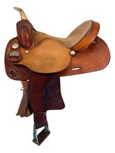 15 Inch Used Big Horn American Barrel Racer Barrel Saddle 1511