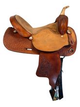 15 Inch Used Big Horn American Barrel Racer Barrel Saddle 1511