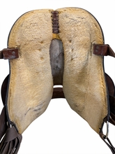 SOLD 2026/07/10j  15 Inch Used Big Horn Barrel Saddle Medium Tree 1519