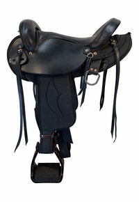 15 Inch Used Big Horn Centerfire Cordura Endurance Saddle Medium Tree 119