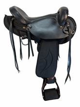 15 Inch Used Big Horn Centerfire Cordura Endurance Saddle Medium Tree 119