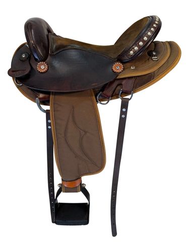 15 Inch Used Big Horn Centerfire Cordura Endurance Saddle Medium Tree 120