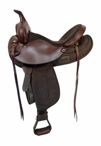 15 Inch Used Big Horn Cordura Trail Saddle 102