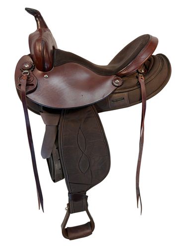 15 Inch Used Big Horn Cordura Trail Saddle 102