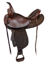 15 Inch Used Big Horn Cordura Trail Saddle 102