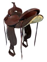 15 Inch Used Big Horn Cordura Trail Saddle 102