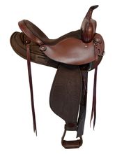 15 Inch Used Big Horn Cordura Trail Saddle 102
