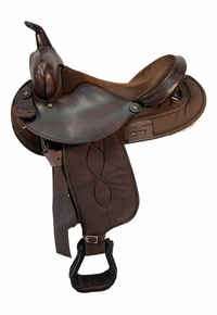 15 Inch Used Big Horn Cordura Trail Saddle 102