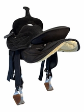 15 Inch Used Big Horn Cordura Trail Saddle Medium Plus Tree 600