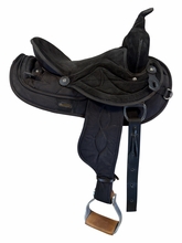 15 Inch Used Big Horn Cordura Trail Saddle Medium Plus Tree 600