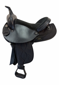 15 Inch Used Big Horn Cordura Trail Saddle Wide Tree 101