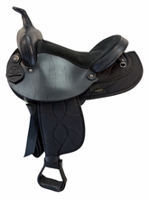 15 Inch Used Big Horn Cordura Trail Saddle Wide Tree 101