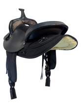 15 Inch Used Big Horn Cordura Trail Saddle Wide Tree 101