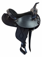 15 Inch Used Big Horn Cordura Trail Saddle Wide Tree 101