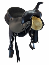 15 Inch Used Big Horn Cordura Trail Saddle Wide Tree 101