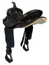 15 Inch Used Big Horn Cordura Trail Saddle Wide Tree 101