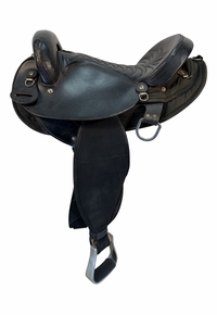 15 Inch Used Big Horn Endurance Saddle Medium Tree 119