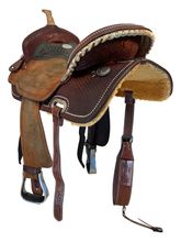 15 Inch Used Billy Cook Barrel Saddle 1530 Wide Tree