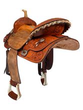 15 Inch Used Billy Cook Barrel Saddle 73201