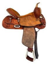 15 Inch Used Billy Cook Barrel Saddle 73201