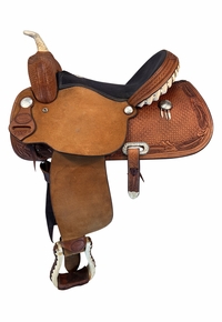 15 Inch Used Billy Cook Barrel Saddle 73279