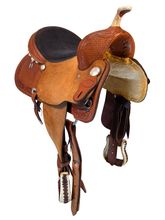 15 Inch Used Billy Cook Barrel Saddle 73279