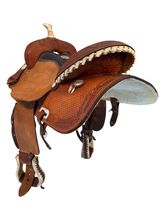 SOLD 2025/12/04   15 Inch Used Billy Cook Barrel Saddle 73279
