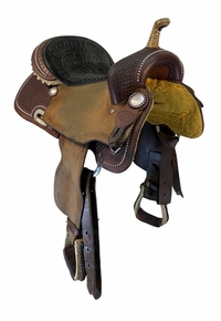 15 Inch Used Billy Cook Barrel Saddle Medium Tree 1530